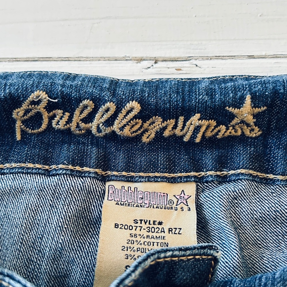 Bubblegum USA Women's Denim Capri Cropped Jeans Dark‎ Wash Size 7/8 - Picture 4 of 9